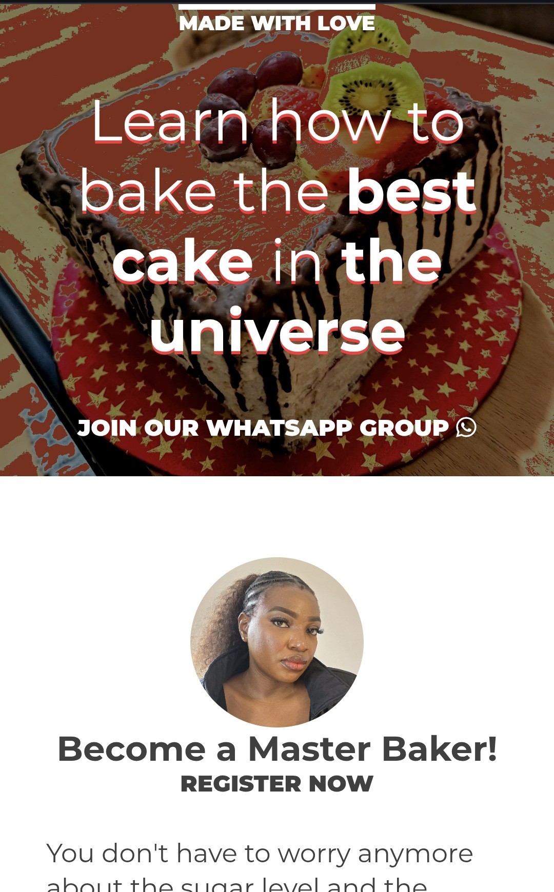promo web page